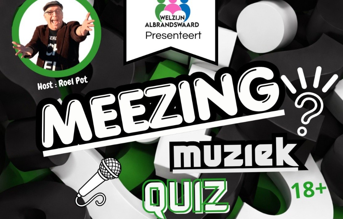 Muziekquiz in het wijkcemtrum in Rhoon Portland