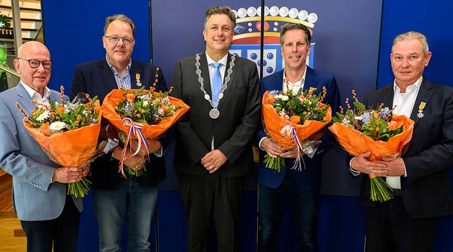 4 inwoners van Albrandswaard benoemd tot Lid in Orde van Oranje-Nassau