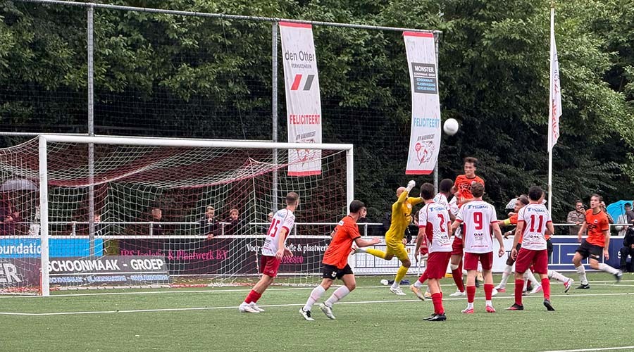 Barendrecht komt te kort tegen Katwijk; Maurizio Brenna twee keer