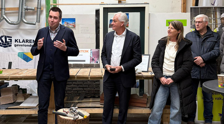Wethouders Roeland Bol en Edward Piena openen 3e editie Bouwpraktijk