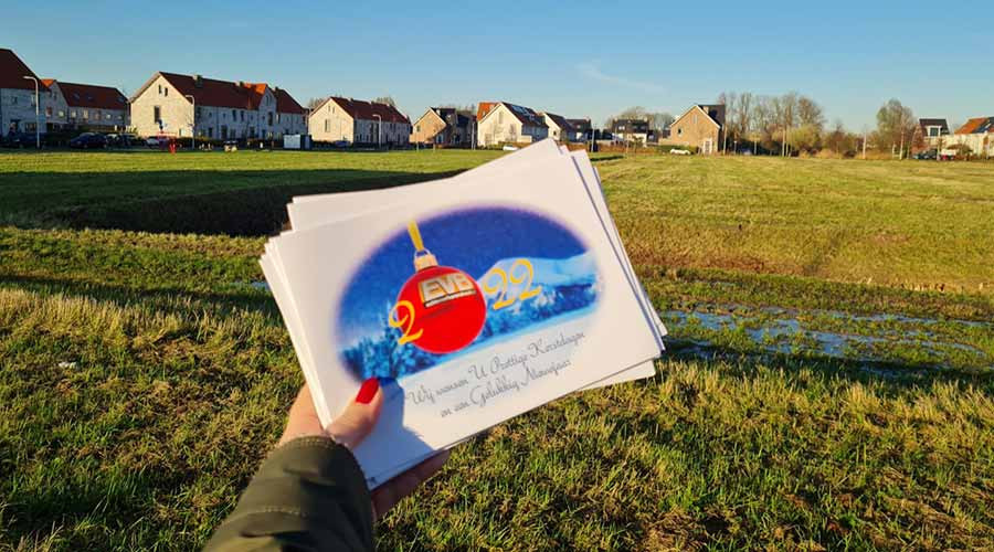 Vermomd gedragen lid Barendrechts Dagblad | EVB bezorgt alle Barendrechters kerstkaart met  boodschap