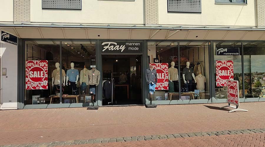 Kledingzaak Faay Mannenmode in Gouda stopt ermee