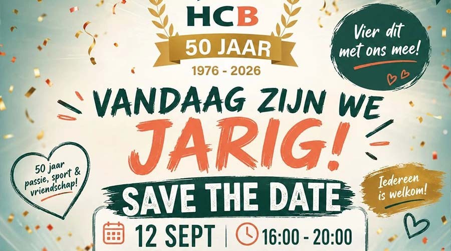 Hockeyclub Barendrecht bestaat vandaag 50 jaar