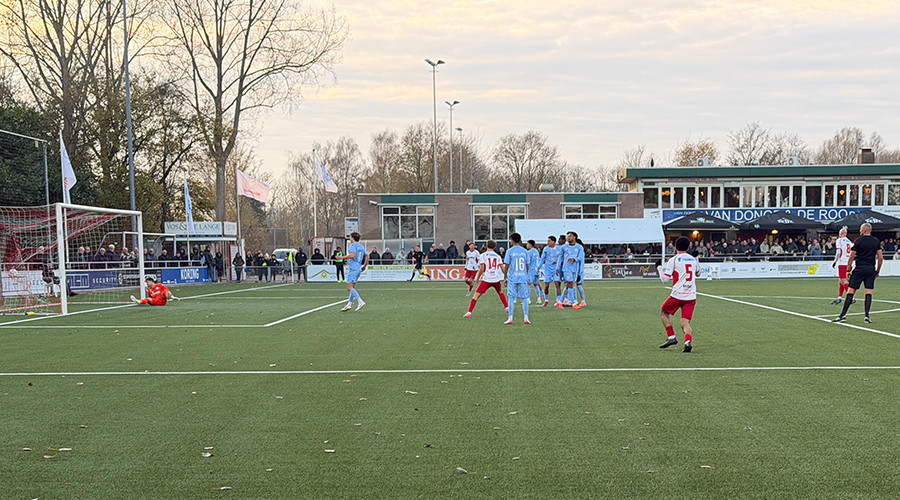 BVV Barendrecht rehabiliteert zich met 3-2 zege op Jong Sparta