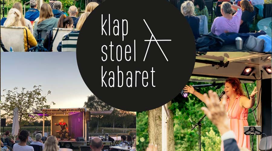 Geniet deze zomer van Klapstoelkabaret in buitenlucht in Barendrecht