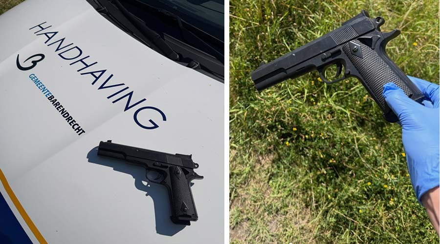 Nepvuurwapen in beslag genomen bij tentenkamp in Barendrecht