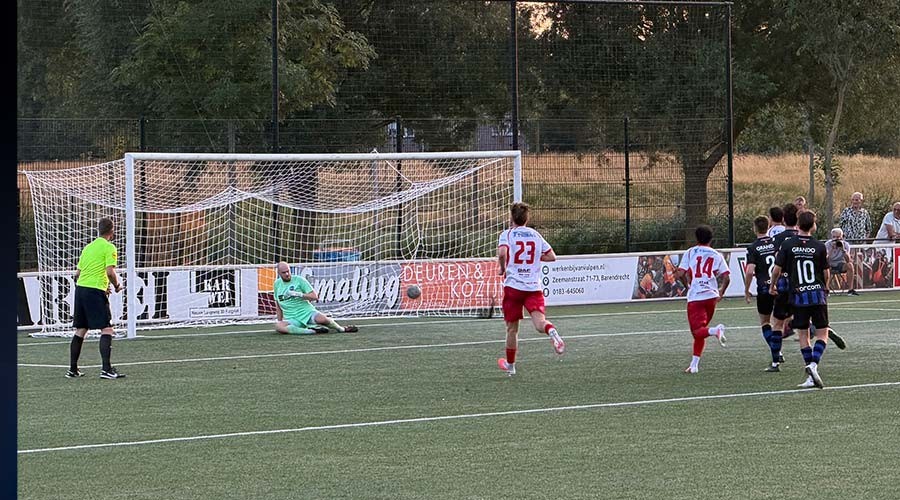 Barendrecht blijft tegen SV Poortugaal steken op 2-2
