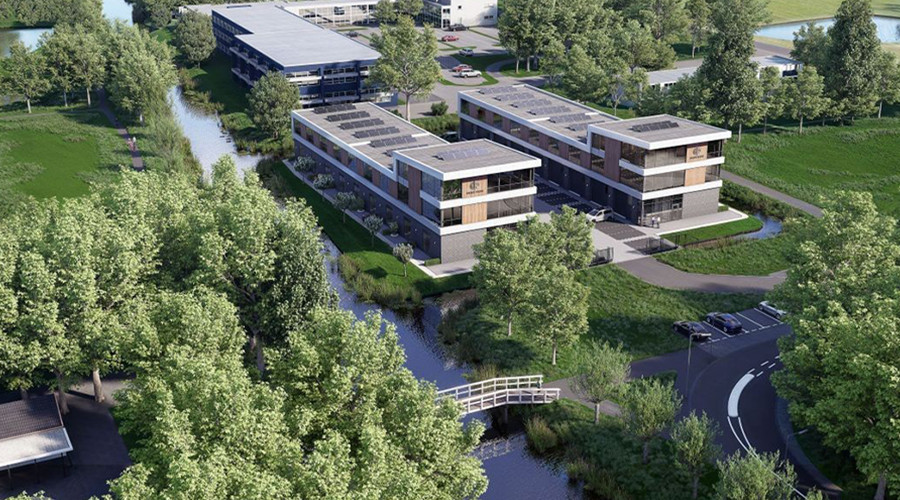 Bezichtiging Dijck Parc naast Rotterdam Airport