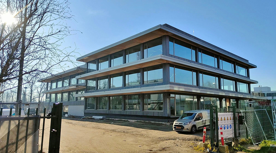 Voortgang van duurzaam kantoorpand van Fundis in Gouda