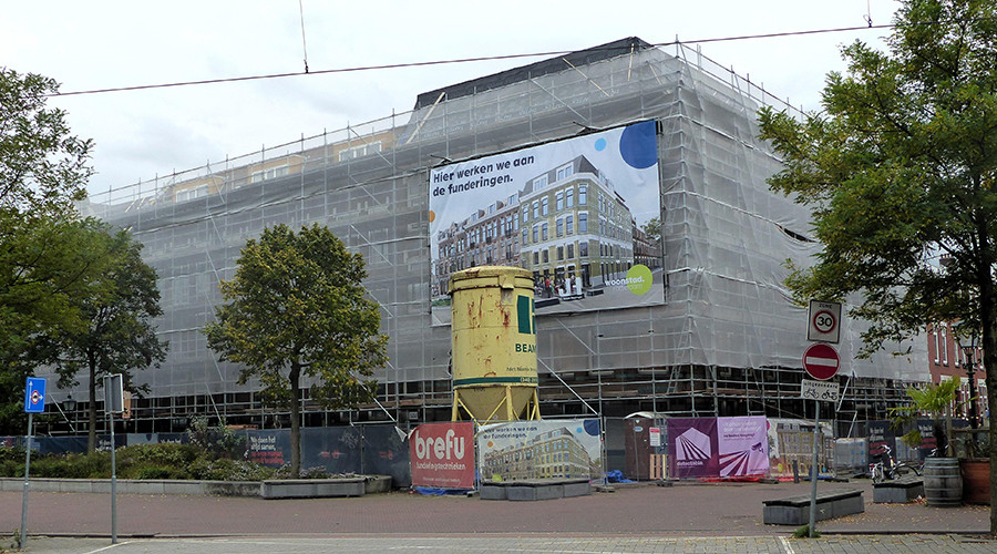 Omvangrijke klus: woonblokken met slechte fundering in Middelland
