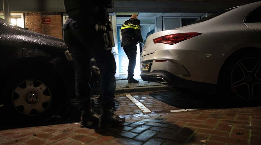 Flinke explosie in de Schefferstraat in Rotterdam
