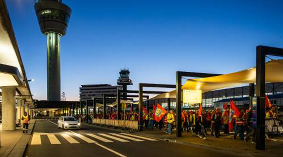 Opkomst bij KLM-staking lager dan verwacht