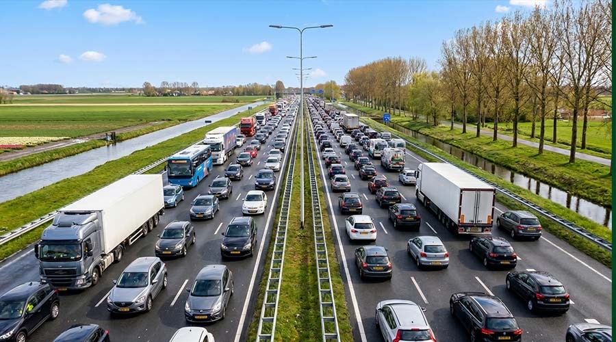 Werkzaamheden op A16 zorgen voor drukte rond Rotterdam met Pinksteren
