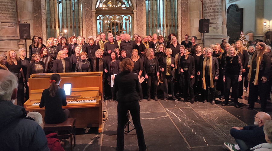 Popkoor Prestige Gouda bij 'Gouda bij Kaarslicht'