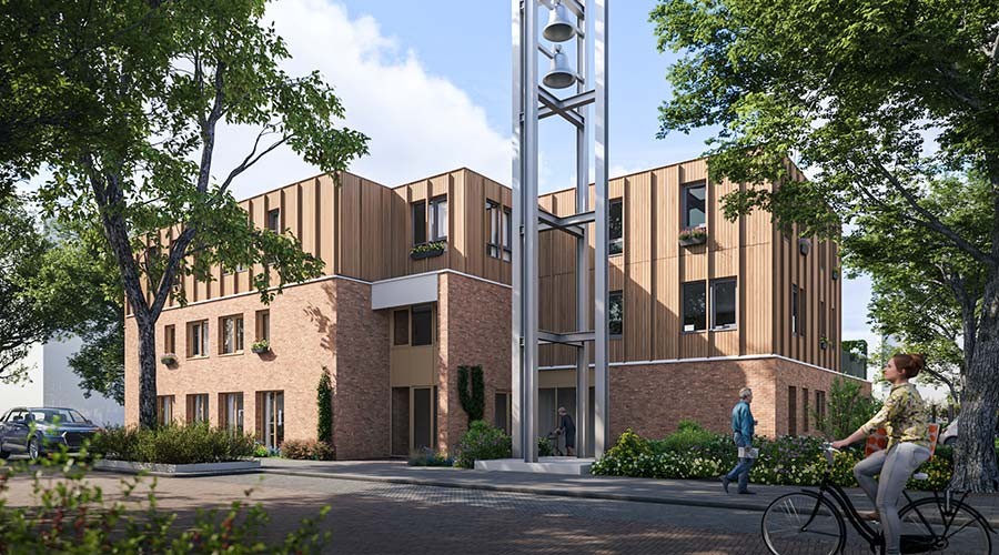 Dunavast transformeert voormalige kerk in Gouda naar woonzorgcomplex