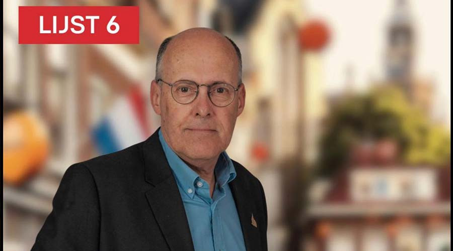 Fred de Mooij op plek 7 van Gemeentebelangen Gouda (lijst 6)
