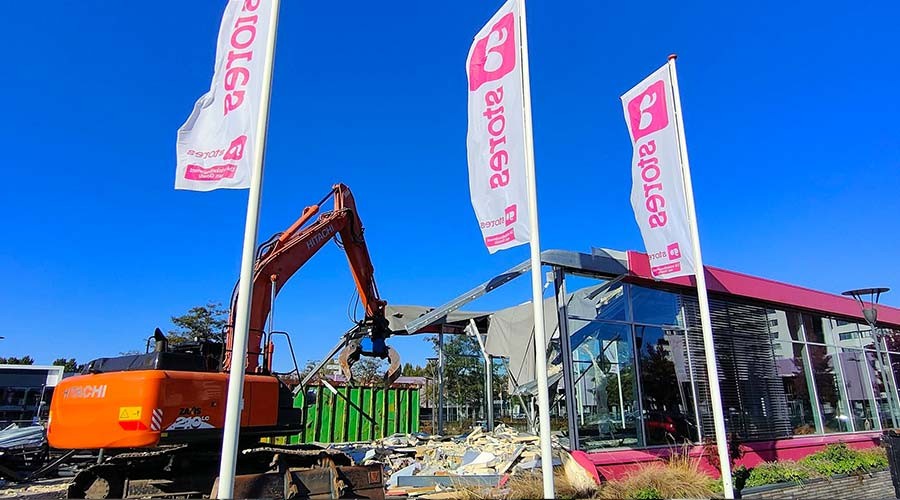 Sloop voormalige lunchroom Go In bij GoStores Gouda begonnen