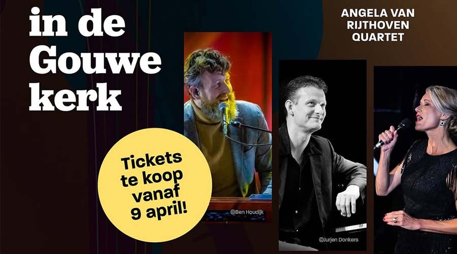 Openingsavond van 2e editie van het Gouda Jazz Festival in Gouwekerk