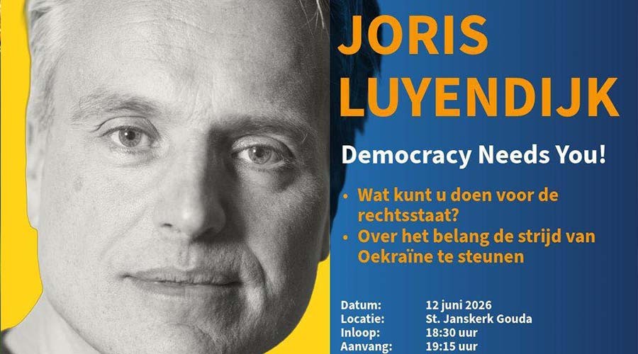 Joris Luyendijk hoofdgast op de De François Vranckenlezing in Gouda