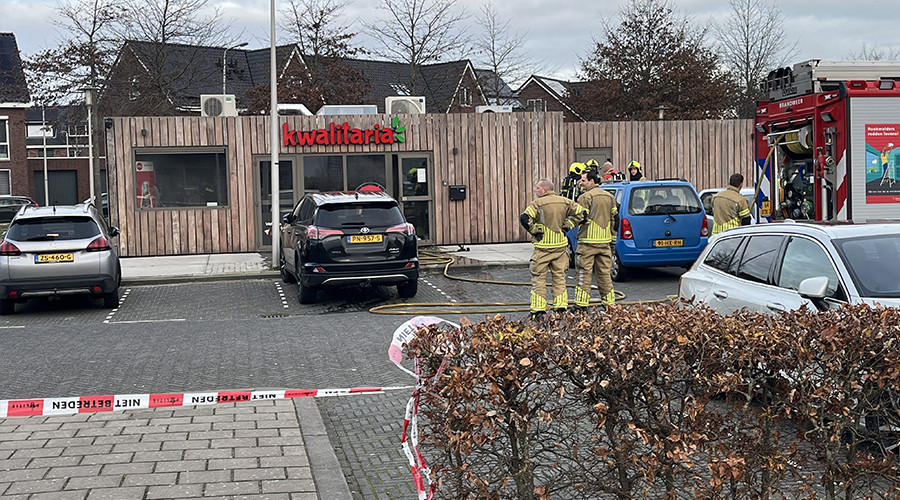 Brandweer snel ter plaatse bij snackbar in Gouda