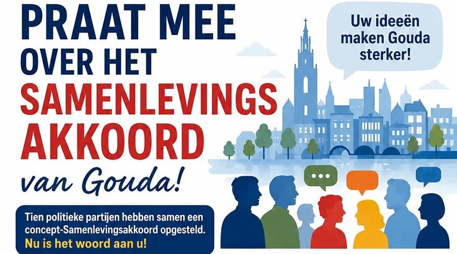 Praat mee over het samenlevingsakkoord in Gouda