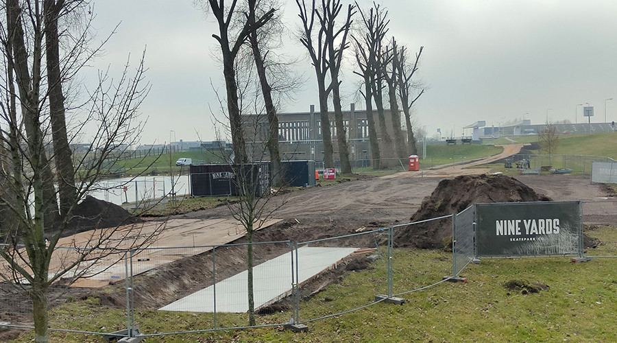 Skaters in Gouda moeten nog even geduld hebben; oplevering voor zomer