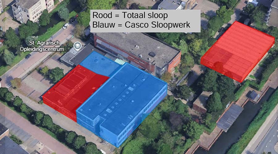 Yuverta College in Gouda deel gesloopt voor nieuwbouw