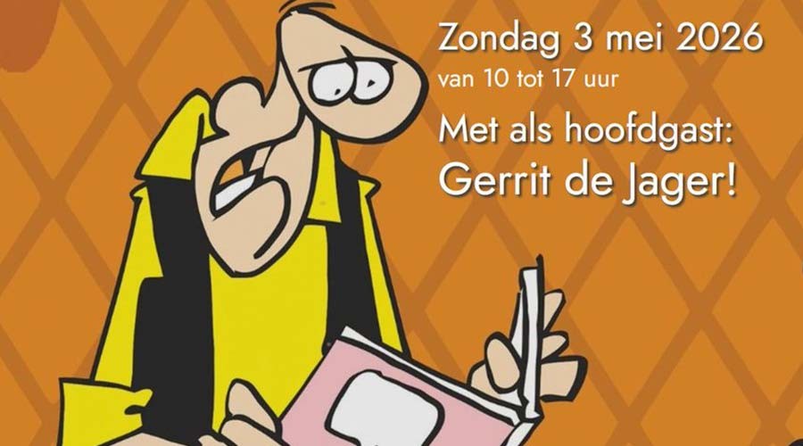 Strips op de Markt in Gouda op zondag 3 mei