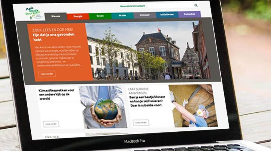 Denk mee over website MaakGoudaDuurzaam.nl