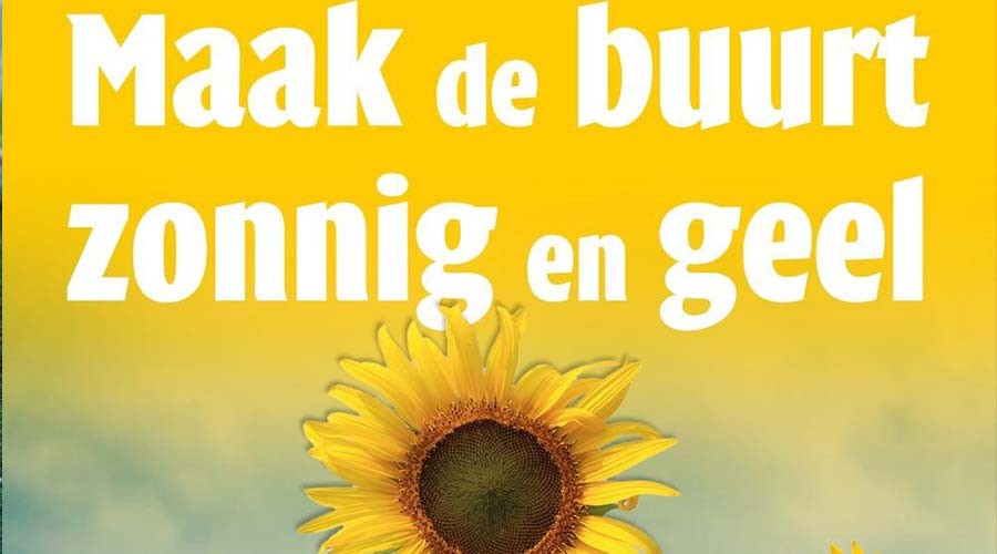 Maak de Buurt Zonnig en Geel in Gouda