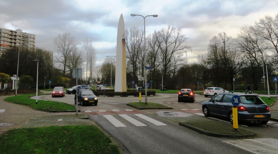 Kunstwerk op rotonde wordt teruggeplaatst