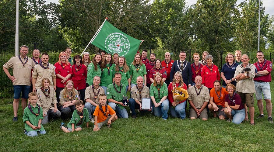 Koninklijke erepenning voor Scouting Sint Joris Ridderkerk