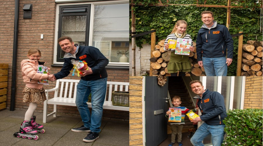 SGP beloont jonge kleurplaatkunstenaars