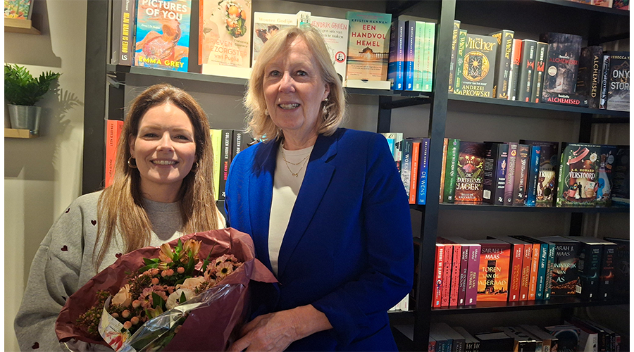 'Nieuwe boekhandel annex coffeebar aanwinst voor Huygenskwartier'
