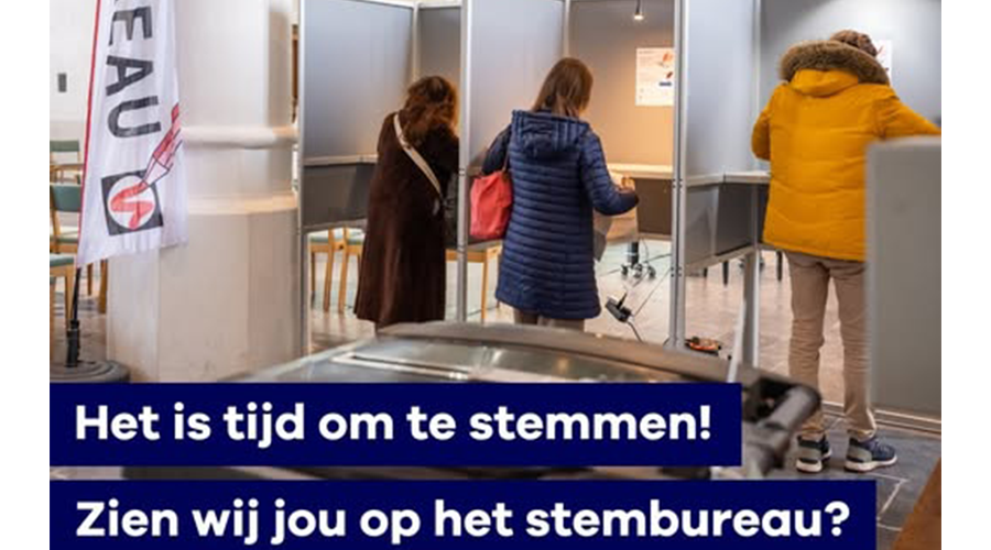 Gemeente Leidschendam-Voorburg doet oproep om te gaan stemmen