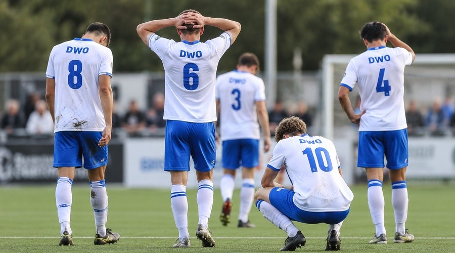 DWO onderuit na spektakelstuk